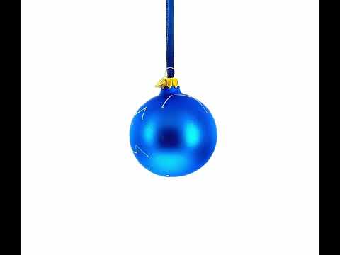 Pisces Zodiac Horoscope Sign Blown Glass Ball Christmas Ornament 3.25 Inches