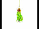 Frog King Glass Christmas Ornament