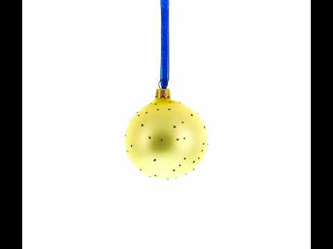 Passionate Hooked on Fishing Blown Glass Ball Christmas Ornament 3.25 Inches