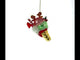 Icy Delights Christmas Ice Cream - Blown Glass Christmas Ornament