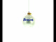 Flag of Ukraine Glass Ball Christmas Ornament 4 Inches