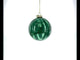 Vibrant Green Oblong - Blown Glass Christmas Ornament