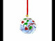 Cardinal Winter Scene Glass Ball Christmas Ornament 4 Inches