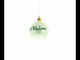 Waitress Blown Glass Ball Christmas Ornament 3.25 Inches