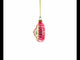 Pink Watch Mini Glass Christmas Ornament