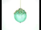 Nautical-Themed Blown Glass Christmas Ornament