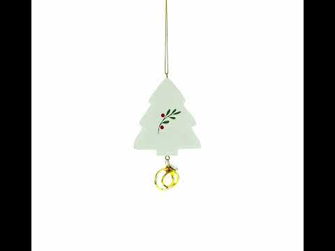 Our First Christmas Together Tree with Wedding Rings Resin Christmas Ornament