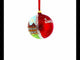 Santa Ana, California Glass Ball Christmas Ornament 4 Inches