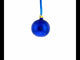 Happy Hanukkah Jewish Celebration Blown Glass Ball Ornament 3.25 Inches