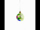 Orchid Medley Glass Ball Christmas Ornament 3.25 Inches