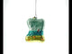 Tropical Paradise: Sunny Beach Escape Blown Glass Christmas Ornament