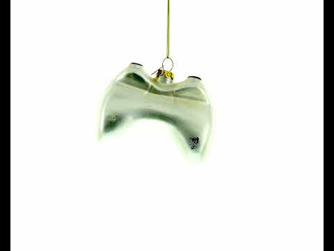 Video Game Controller Blown Glass Christmas Ornament