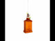 Whiskey Bottle Blown Glass Christmas Ornament