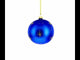 Nativity Scene Sparkling Blown Glass Ball Christmas Ornament 3.25 Inches