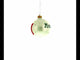 Flag of Mexico Blown Glass Ball Christmas Ornament 3.25 Inches