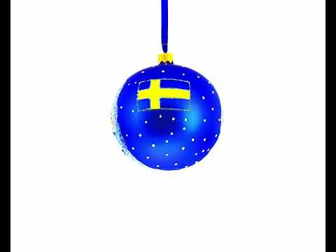 Vadstena Castle, Stockholm, Sweden Glass Ball Christmas Ornament 4 Inches