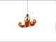 Bright Octopus - Blown Glass Christmas Ornament