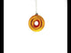 Doughnut Delight Blown Glass Christmas Ornament