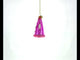Megáfono rosa deslumbrante - Adorno navideño de vidrio soplado