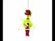 Giraffe in Costume Blown Glass Christmas Ornament