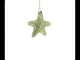 Golden Gleaming Star "Joy" Blown Glass Christmas Ornament