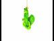 Flying Dragon Blown Glass Christmas Ornament