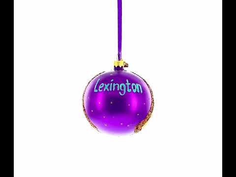 Keeneland, Lexington, Kentucky, USA Glass Ball Christmas Ornament 4 Inches