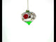 Vintage-Style Tear Drop Indented - Timeless Blown Glass Christmas Ornament