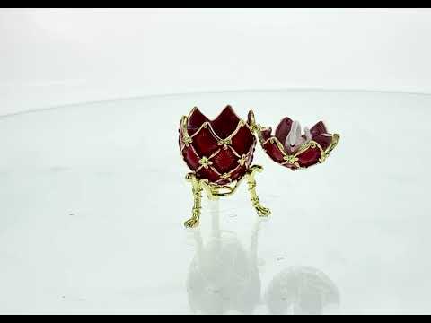 1906 The Swan Royal Imperial Easter Egg in Red