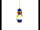 Nutcracker Soldier Teddy Mini Glass Christmas Ornament