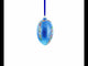 French Designer Jeweled Conquests Necklace Glass Egg Christmas Ornament 4 Inches