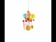 Cotton Candy Cart Blown Glass Christmas Ornament