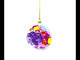 Girl Slumbering on Fluffy Clouds Blown Glass Ball Baby's First Christmas Ornament 4 Inches