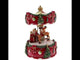 Santa's Reindeer Carousel: Spinning Christmas Musical Box with Delightful Motion