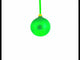 Dynamic Tennis Player Blown Glass Ball Christmas Ornament 3.25 Inches