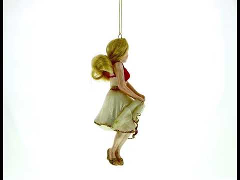 Marilyn Monroe Blown Glass Christmas Ornament