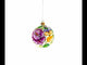 Roses Glass Ball Christmas Ornament 4 Inches