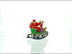 Santa's Joyful Sleigh Ride Mini Snow Water Globe