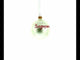 Flag of Singapore  Glass Ball Christmas Ornament 3.25 Inches