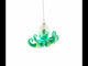 Blue Octopus Blown Glass Christmas Ornament