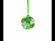 1902 Clover Leaf Royal Egg Green Blown Glass Christmas Ornament 3.25 Inches