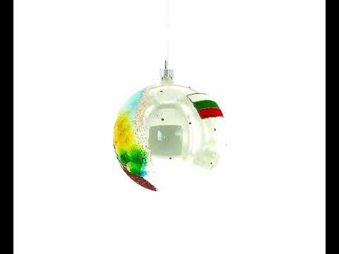 Nevski Cathedral, Sofia, Bulgaria Glass Ball Christmas Ornament 4 Inches