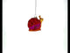 Glittering Sequined Snail - Blown Glass Christmas Ornament