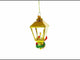 Golden Lantern Blown Glass Christmas Ornament