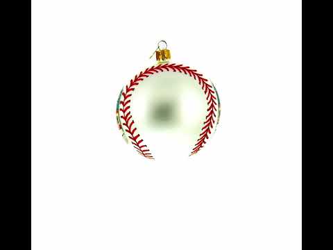 Chicago, Illinois Glass Ball Christmas Ornament 4 Inches