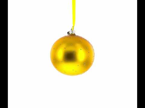 Night Walk Painting Glass Ball Christmas Ornament 4 Inches