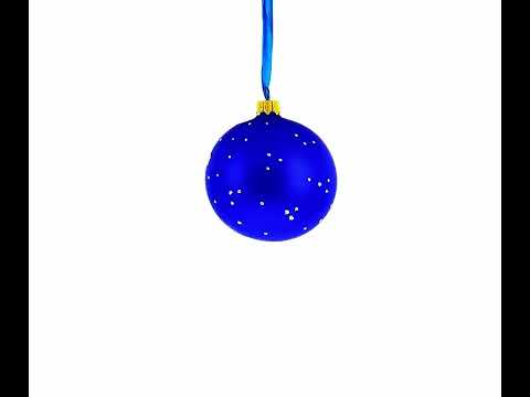 Plumber Blown Glass Ball Christmas Ornament 3.25 Inches