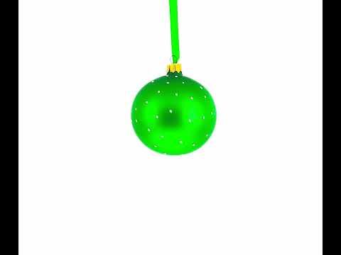 Casino Roulette Table Glass Ball Christmas Ornament 3.25 Inches