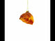 Croissant Blown Glass Christmas Ornament