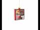 Supreme Pizza Box Blown Glass Christmas Ornament